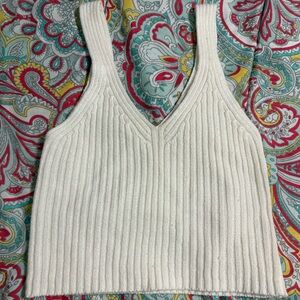 Bluenotes Cream Cropped Tank